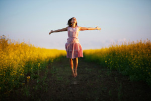 happy woman