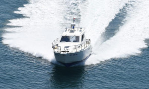 26.07.2015., Sibenik - Pomorska policija u akciji u kanalu Sv.Ante  Photo: Hrvoje Jelavic/PIXSELL