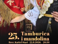 VEČER FOLKLORA: TAMBURICA I MANDOLINA – Godišnji koncert KUD-a 7 Kaštela i gostujućih izvođača – Brce, Kaštel Stari